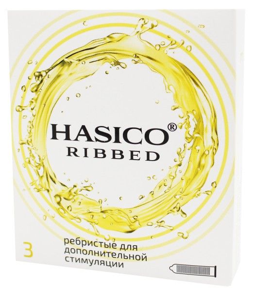 Изображение товара Презерватив Hasico Ribbed ребристые 3шт Презерватив Hasico Ribbed ребристые 3шт фотография