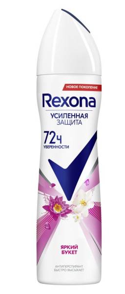 Антиперспирант Rexona аэрозоль Яркий Букет 150мл фотография