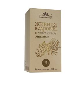 Живица кедровая с каменным маслом 100 мл