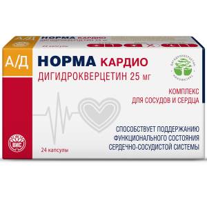 АД НОРМА Кардио Дигидрокверцетин ВИС 24 капсулы