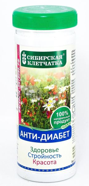 Клетчатка сибирская (антидиабет) банка 170г фотография