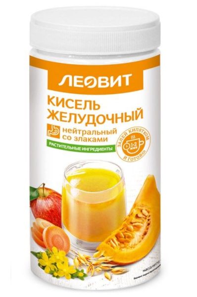 Кисель желудочный нейтральный леовит банка, 400 г фотография
