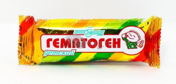 Изображение товара Гематоген народный детский 40г Гематоген народный детский 40г фотография
