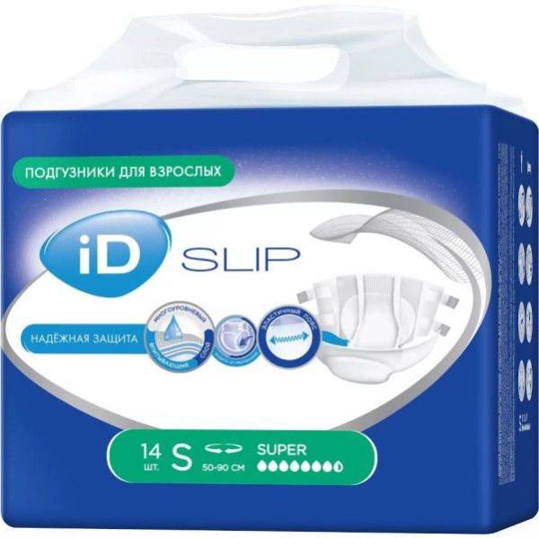 Изображение товара Подгузники для взрослых АйДи Slip S 14шт Подгузники для взрослых АйДи Slip S 14шт фотография